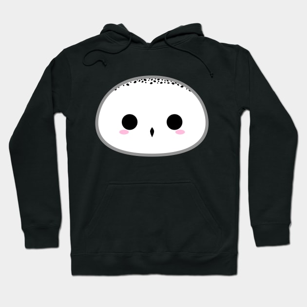 Cute Snow Owl Hoodie by alien3287